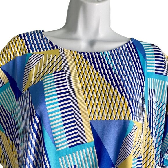 Ruby Rd. Favorites Colorful Textured Short Sleeve Top Women's XS NEW - Picture 5 of 9